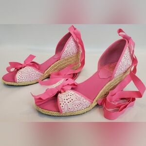 Lilly Pulitzer Pink Espadrilles